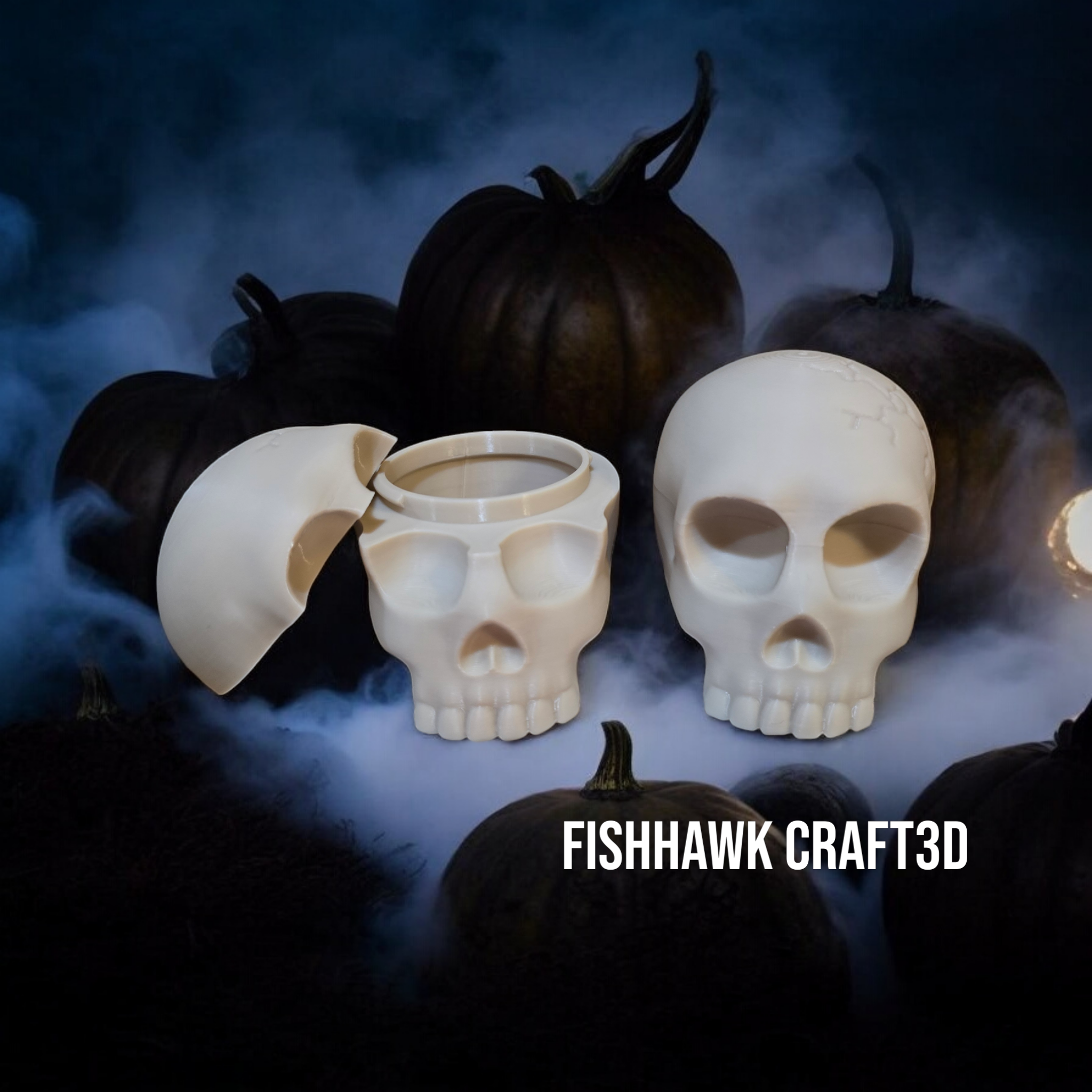 Skull Container